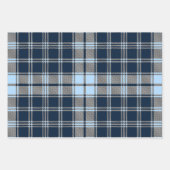 BLAUWE EN WITTE PATRONEN INPAKPAPIER VEL (Voorkant 2)