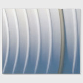Blauwe en witte plastic verpakking cadeaupapier (Vlak)