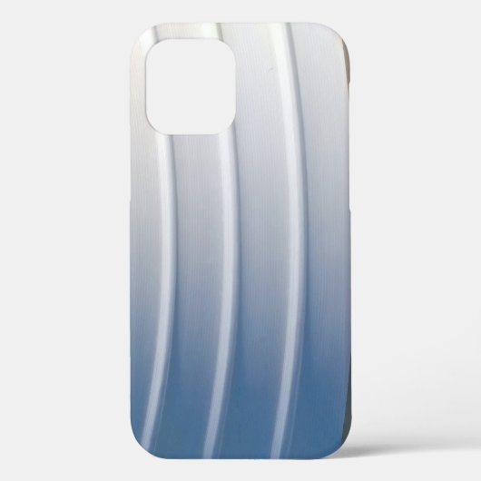Blauwe en witte plastic verpakking Case-Mate iPhone case (Achterkant)