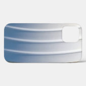 Blauwe en witte plastic verpakking Case-Mate iPhone case (Achterkant (horizontaal))