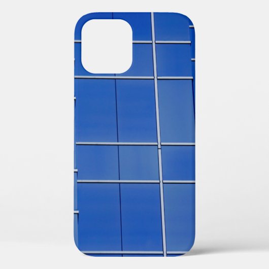 Blauwe en witte ruiten Case-Mate iPhone case (Achterkant)