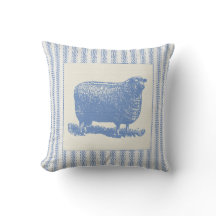 Blauwe en witte schapen met schoppen