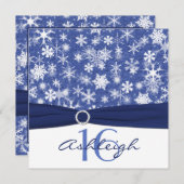 Blauwe en witte sinaasappel kaart (Voorkant / Achterkant)