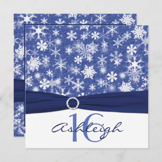 Blauwe en witte sinaasappel kaart (Voorkant / Achterkant)