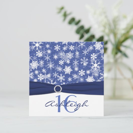 Blauwe en witte sinaasappel kaart (Staand voorkant)