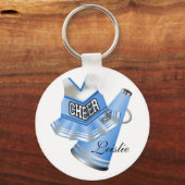 Blauwe en witte Sleutelhanger (Voorkant)