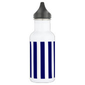 Blauwe en witte snoepjes strepen waterfles  (Links)