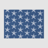 Blauwe en witte staartschar Kustkust Tissuepapier (Voorkant)