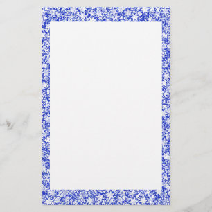 Blauwe en witte sterren Team Spirit Sportkleuren Briefpapier