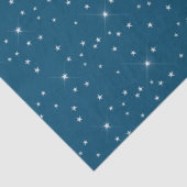 Blauwe en witte sterren tissuepapier (Detail)