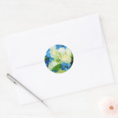 Blauwe en witte Stickers voor het Envelop-zegel (Envelop)