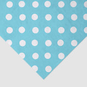 Blauwe en witte stiften tissuepapier (Detail)