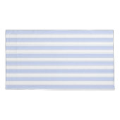 Blauwe en witte strepen kussensloop (Achterkant)