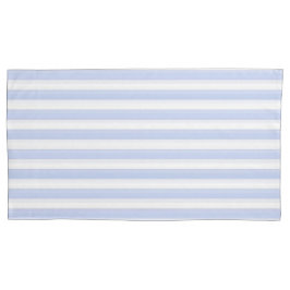 Blauwe en witte strepen kussensloop