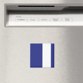 Blauwe en witte strepen magneet (Insitu (Vaatwasser))
