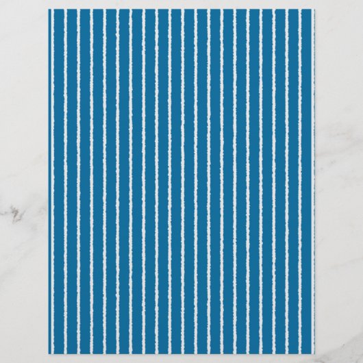 Blauwe en witte strepen met niet-geweven lijnen flyer (Voorkant)
