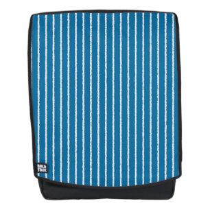 Blauwe en witte strepen met niet-geweven lijnen rugtassen