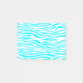 Blauwe en witte strepen post-it® notes (Voorkant)