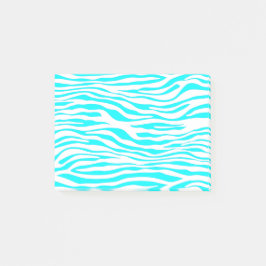 Blauwe en witte strepen post-it® notes