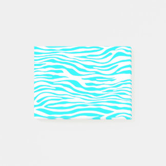 Blauwe en witte strepen post-it® notes