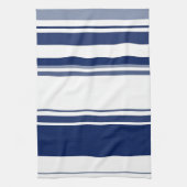 Blauwe en witte strepen theedoek (Verticaal)