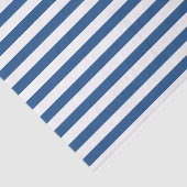 Blauwe en witte strepen tissuepapier (Detail)
