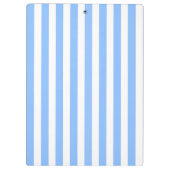 Blauwe en witte strepen van snoep klembord (Achterkant)