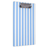 Blauwe en witte strepen van snoep klembord (Rechts)