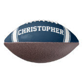 Blauwe en witte strepes Jersey American Football (Gedraaid 90)