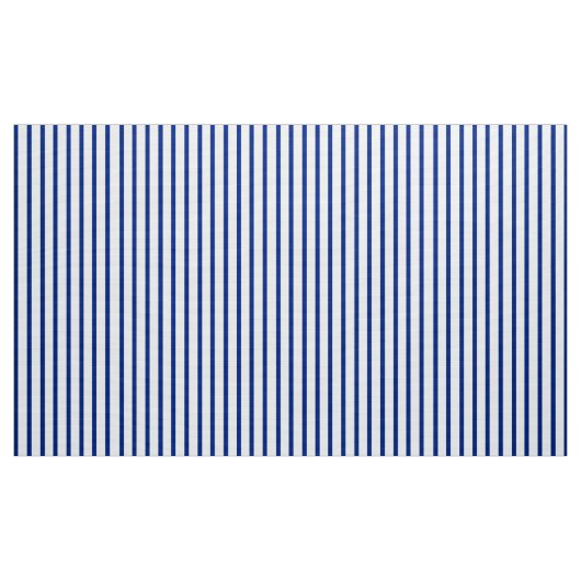 Blauwe en witte stripper van de baardbal stof (Yard (91,4 cm))