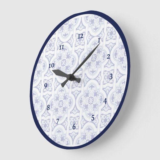 Blauwe en witte Talavera Tegel Grote Klok (Hoek)