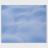 Blauwe en witte tapijt cadeaupapier (Vlak)