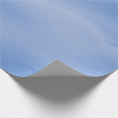 Blauwe en witte tapijt cadeaupapier (Hoek)