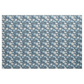 Blauwe en witte Tulpen Stof (Yard (91,4 cm))