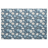 Blauwe en witte Tulpen Stof (Fat Quarter)
