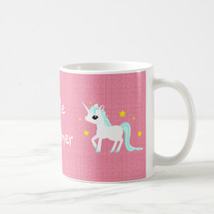 blauwe en witte Unicorn sterren Koffiemok