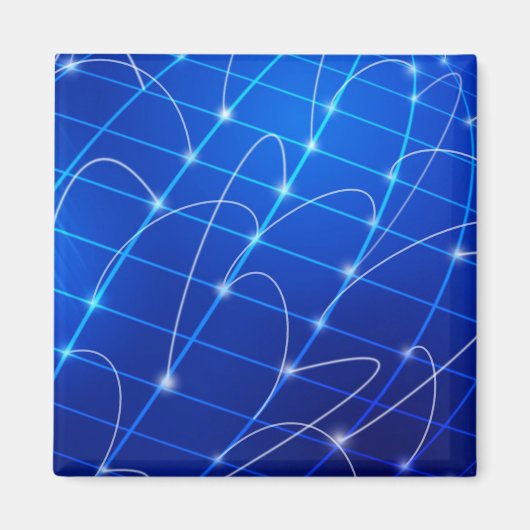 Blauwe en Witte Verbindingen van het Netwerk Magneet (Voorkant)