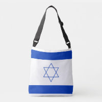 Blauwe en witte vlag van Israël