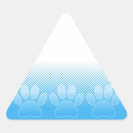 Blauwe en witte vlekken met Newsprint achtergrond Sticker (Voorkant)