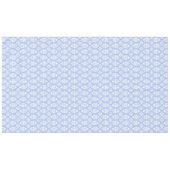 Blauwe en witte volken Kunst Floral Damask Tafelkleed (Voorkant (Horizontaal))