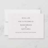 Blauwe en witte Waterverf bloemen Save The Date (Achterkant)