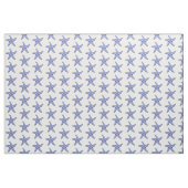 Blauwe en witte zeester stof (Fat Quarter)