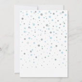 Blauwe en zilverballonnen | Drie jongens 3e verjaa Kaart (Achterkant)