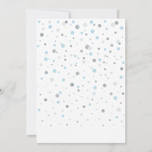 Blauwe en zilverballonnen | Tweeëntwintigste verja Kaart (Achterkant)