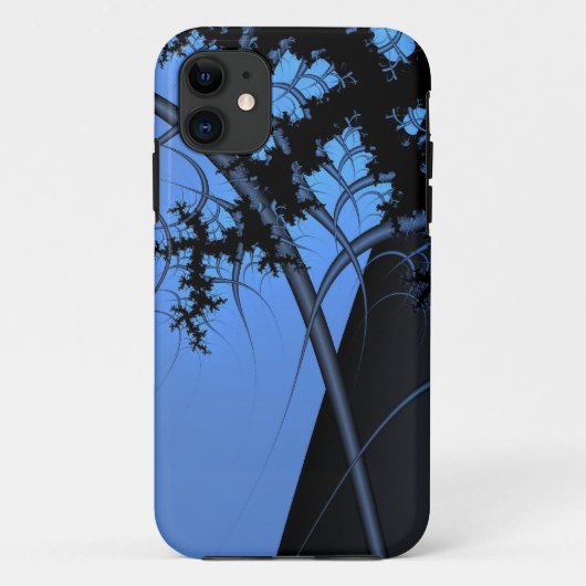 blauwe en zilveren iphone hoes (Achterkant)