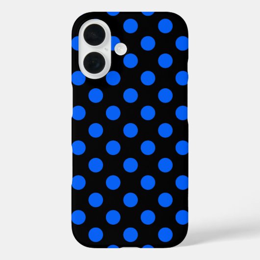 Blauwe en zwarte haarpunten Case-Mate iPhone case (Achterkant)