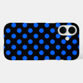 Blauwe en zwarte haarpunten Case-Mate iPhone case (Achterkant (horizontaal))