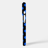Blauwe en zwarte haarpunten Case-Mate iPhone case (Achterkant / Links)