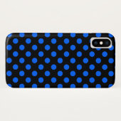 Blauwe en zwarte haarpunten Case-Mate iPhone case (Achterkant (horizontaal))