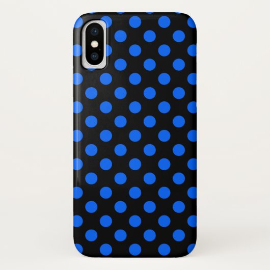 Blauwe en zwarte haarpunten Case-Mate iPhone case (Achterkant)